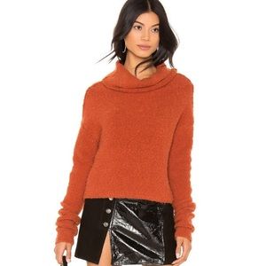 Free People Stormy Weather Pullover In Terracotta